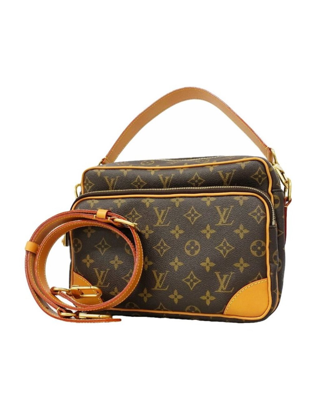 Louis Vuitton Handbag Monogram Archive Nile GM Brown 2-Way